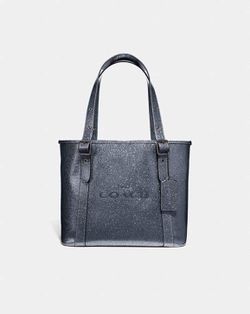 Coach top glitter tote