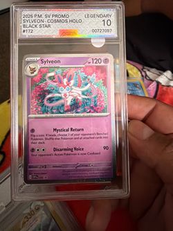 Sylveon cosmo promo holo graded 10