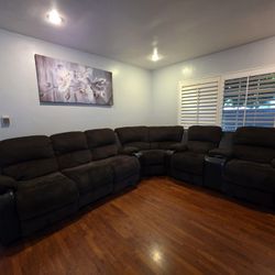Sectional Sofa With Recliners