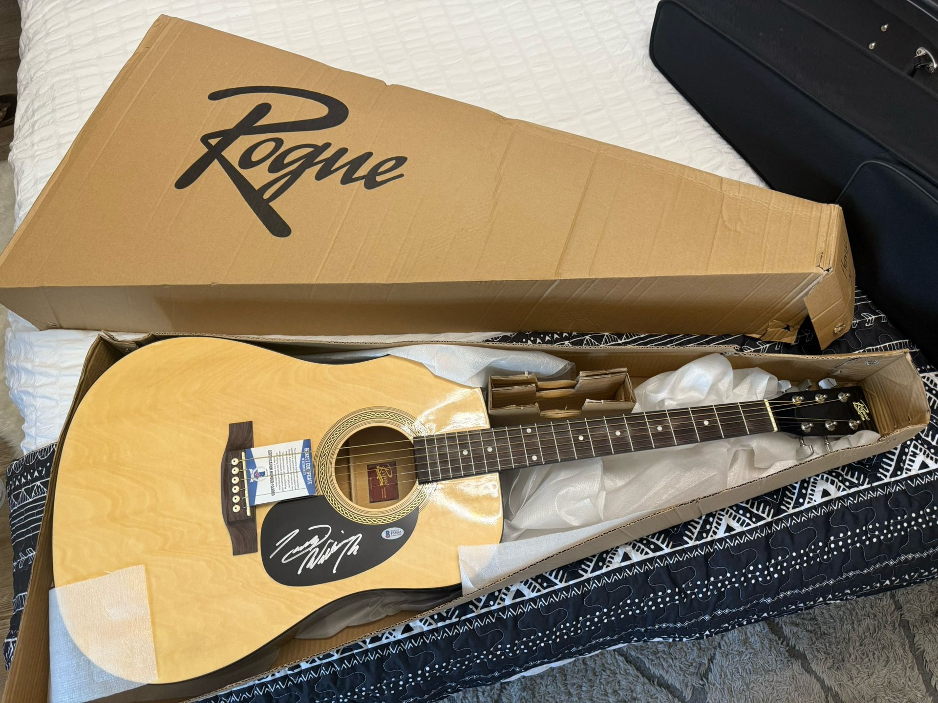 Hank Jr Autographed Guitar - Beckett’s Authentication