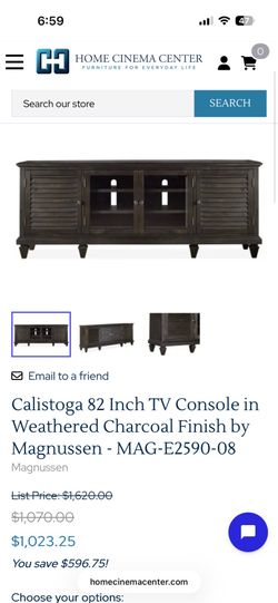 82 inch  TV Console