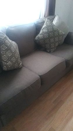 Loveseat and couch