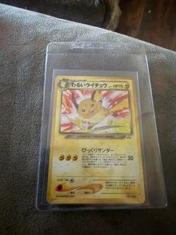 Japanese dark raichu