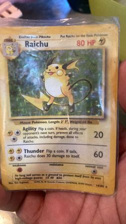 Raichu Holo 