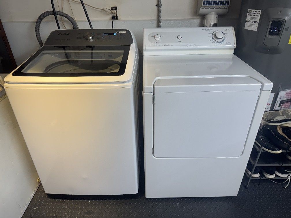 Washer and dryer