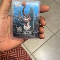 Micheal Jordan  Metal Universal Basketball Card