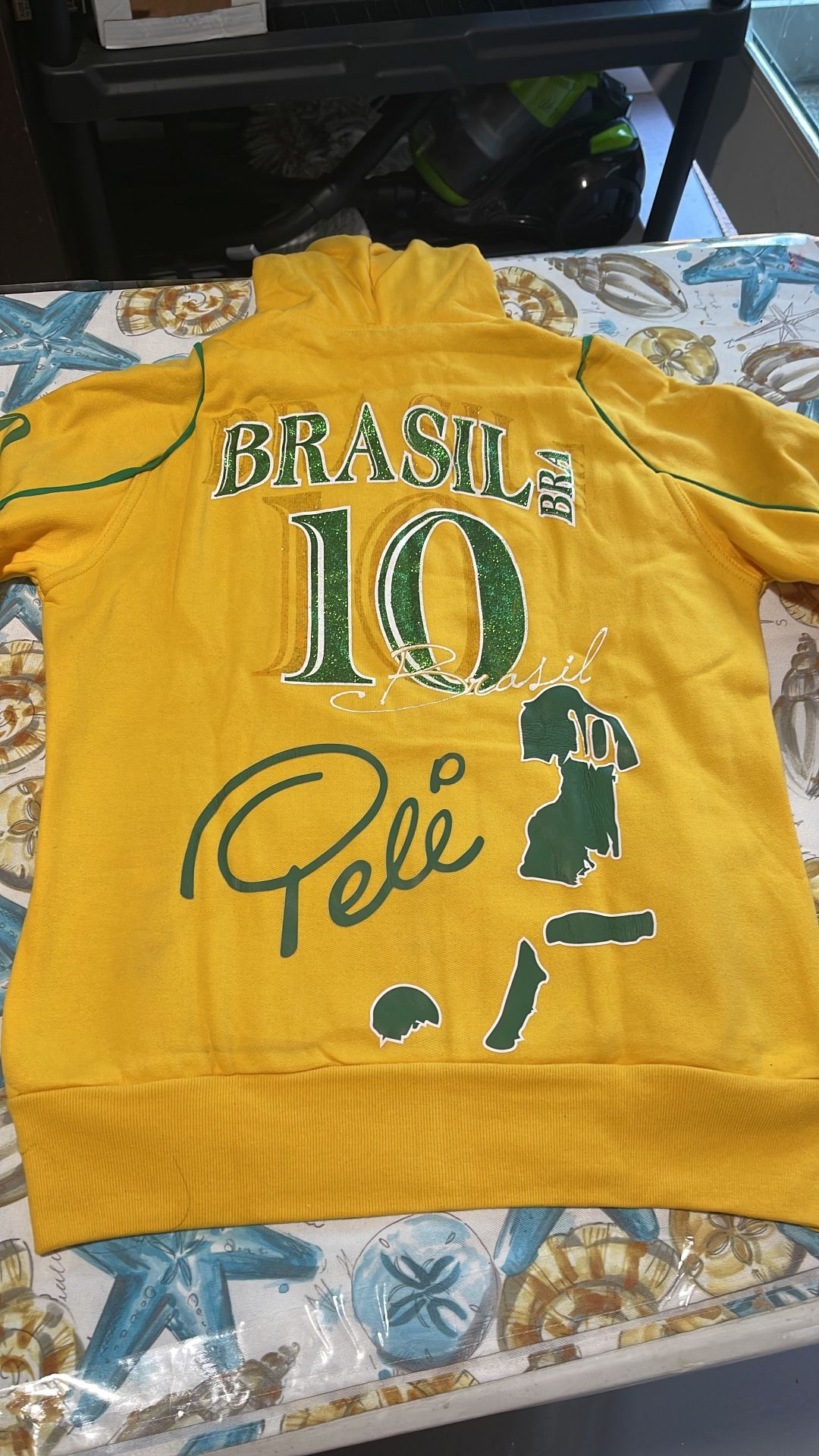 Jackets 100% Cotton Brazil Number 10 Pele