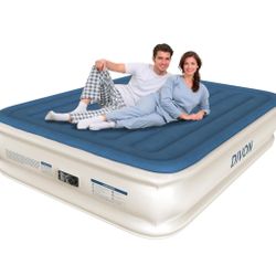 Divon Queen Size Air Mattress With Built In Pump