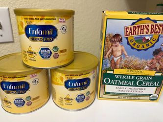 Enfamil and cereal