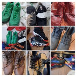 Mixed Lot of Used Men's Shoes