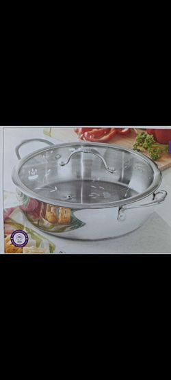 CASEROLA DE 5 QT CLÁSICA DE ACERO INOXIDABLE PRINCESS HOUSE ⚘️
