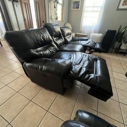 Black Leather Couch