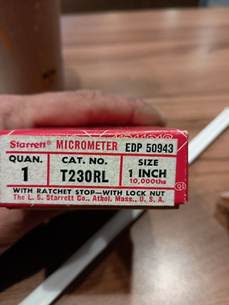 Vintage Starrett Micrometer T230RL