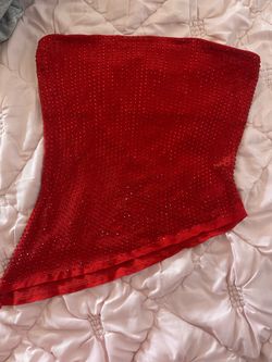 Rhinestone crop top