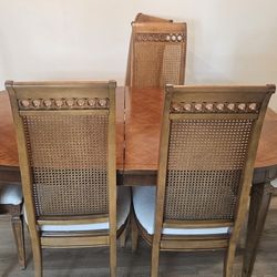 Mid Century Dining Table Real Wood