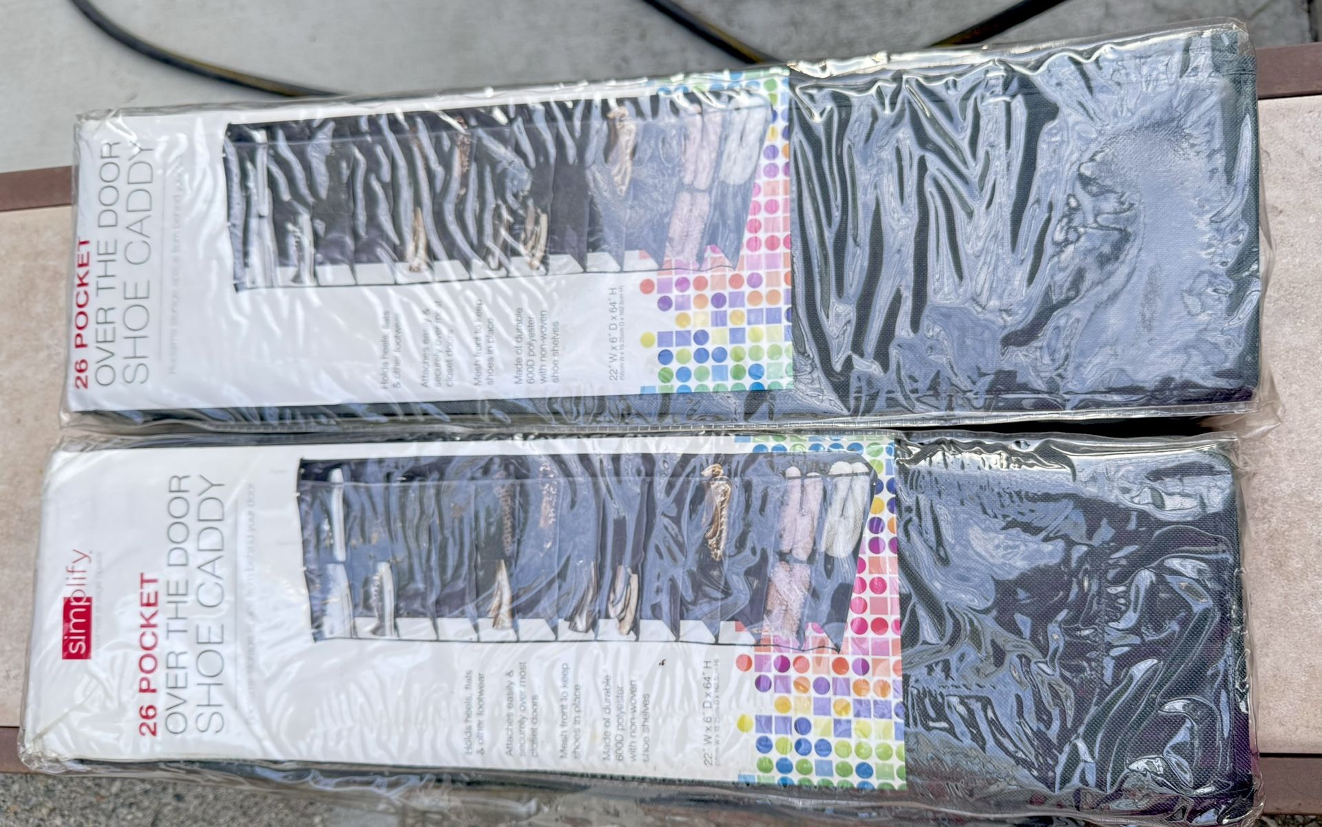 26 Poker Over Door Shoe Caddy