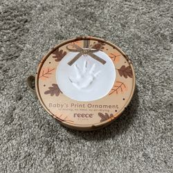 Baby’s Print Ornament 