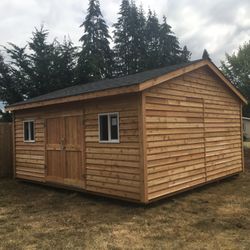 12x16 Cedar Shed 