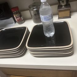 12 big and heavy plates for dinner and lunch 