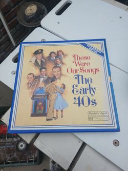 vintage vinyl record set released in the mid-1980s that compiles popular hits