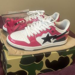 Pink / Wht/ Blk Bapesta