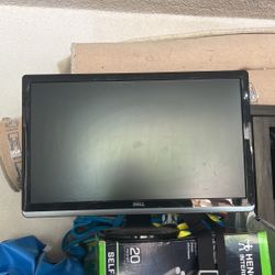 24” Dell HDMI Monitor Screen Laptop Computer Desktop DVI VGA Ports 