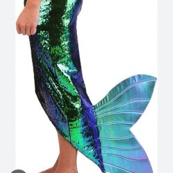 Mermaid Skirt Womens XL Sequin Merman Size 36 In Waist 