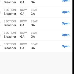 Cubs Bleacher Tickets 5 