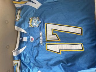 San Diego Chargers NFL Jersey #17 with 50th Anniversary Patch