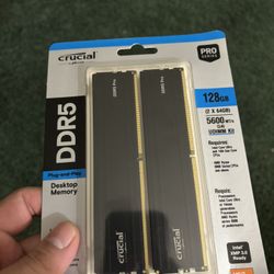 Crucial DDR5 128 GB (2 x 64 GB) Desktop Memory