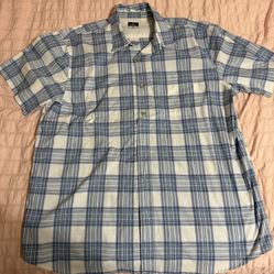 XL Men’s Ridge cut Short Sleeve Button Down Shirt