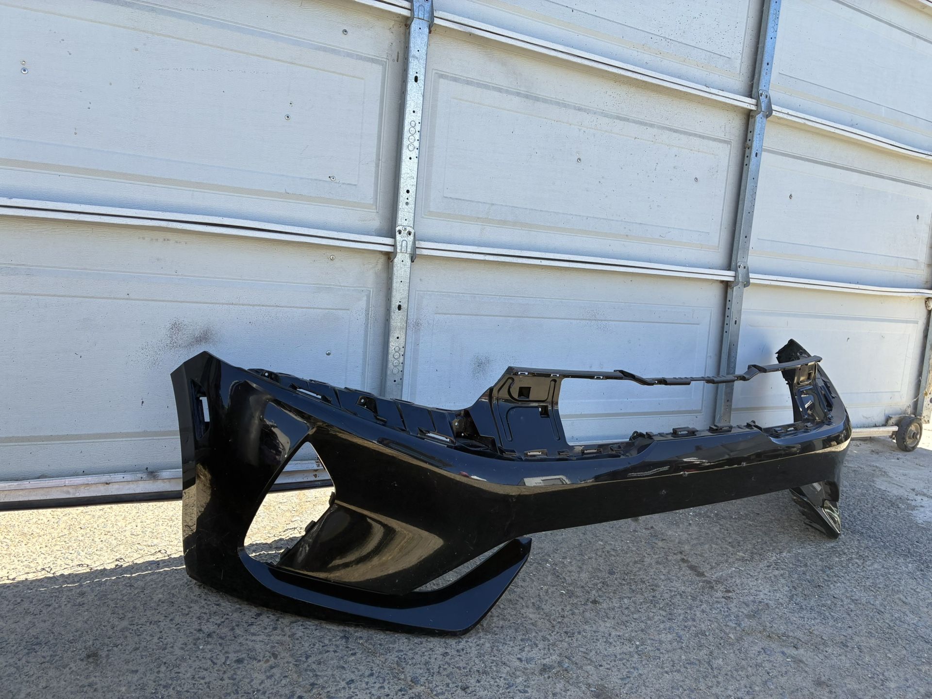 Front Bumper Cover Black Kia K5 2021-2023 OEM