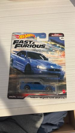 Hot Wheels Premium Fast & Furious Nissan Skyline GTR BNR34