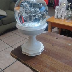 Horse Carousel Water Globe $50
