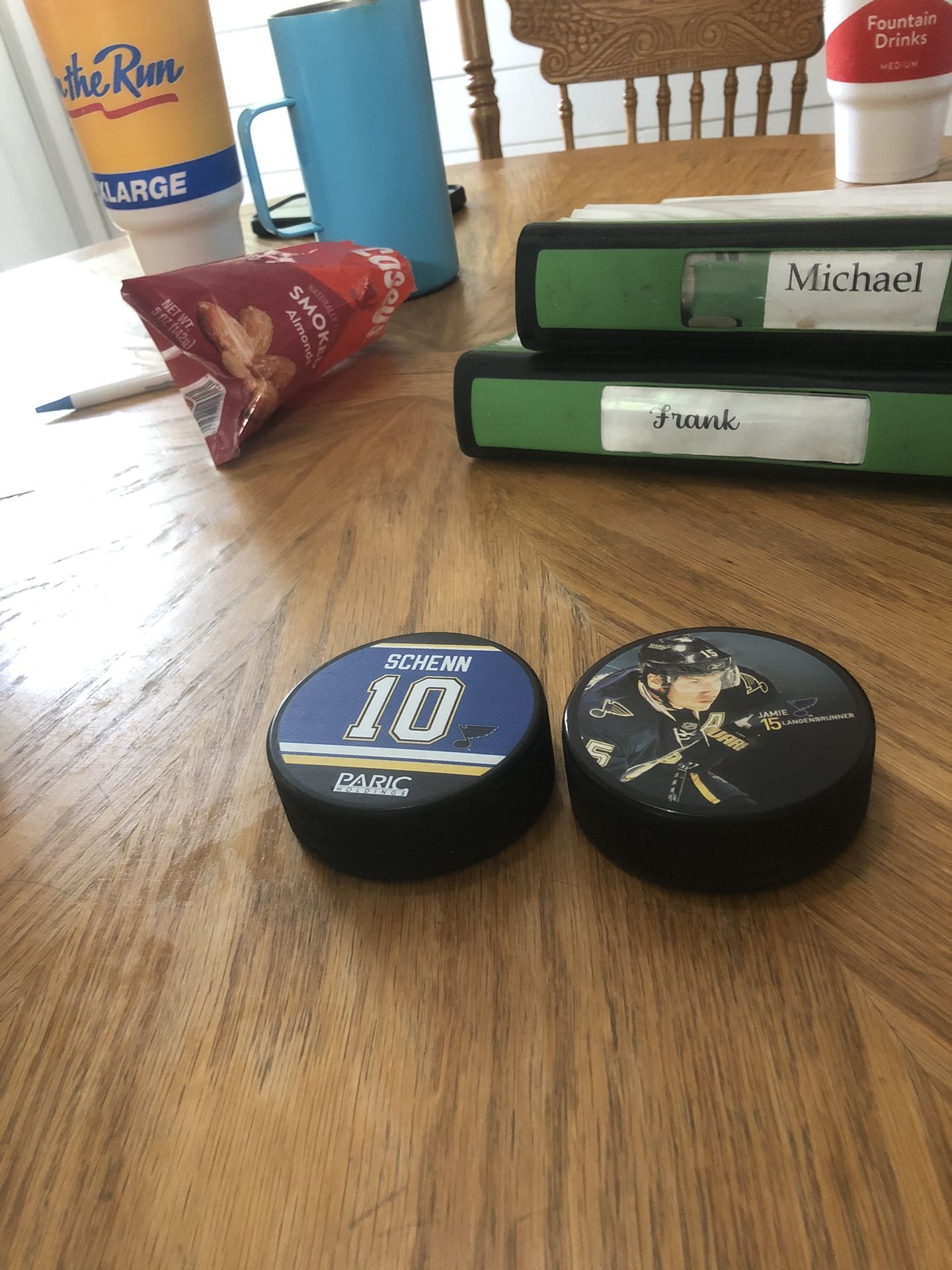 St Louis Blues Hockey Pucks