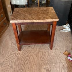 Nice table it’s 24 inches tall and 24 by 16 inches across the top 