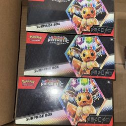 Pokémon Scarlet & Violet Prismatic Evolutions Surprise Box
