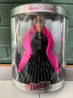 Rare Box Misprint Special Edition 1998 Happy Holidays Barbie