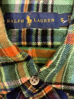 $25-Men’s Ralph Lauren Plaid Flannel Shirt Size Small