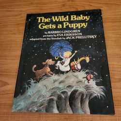 The Wild Baby Gets A Puppy childrens book