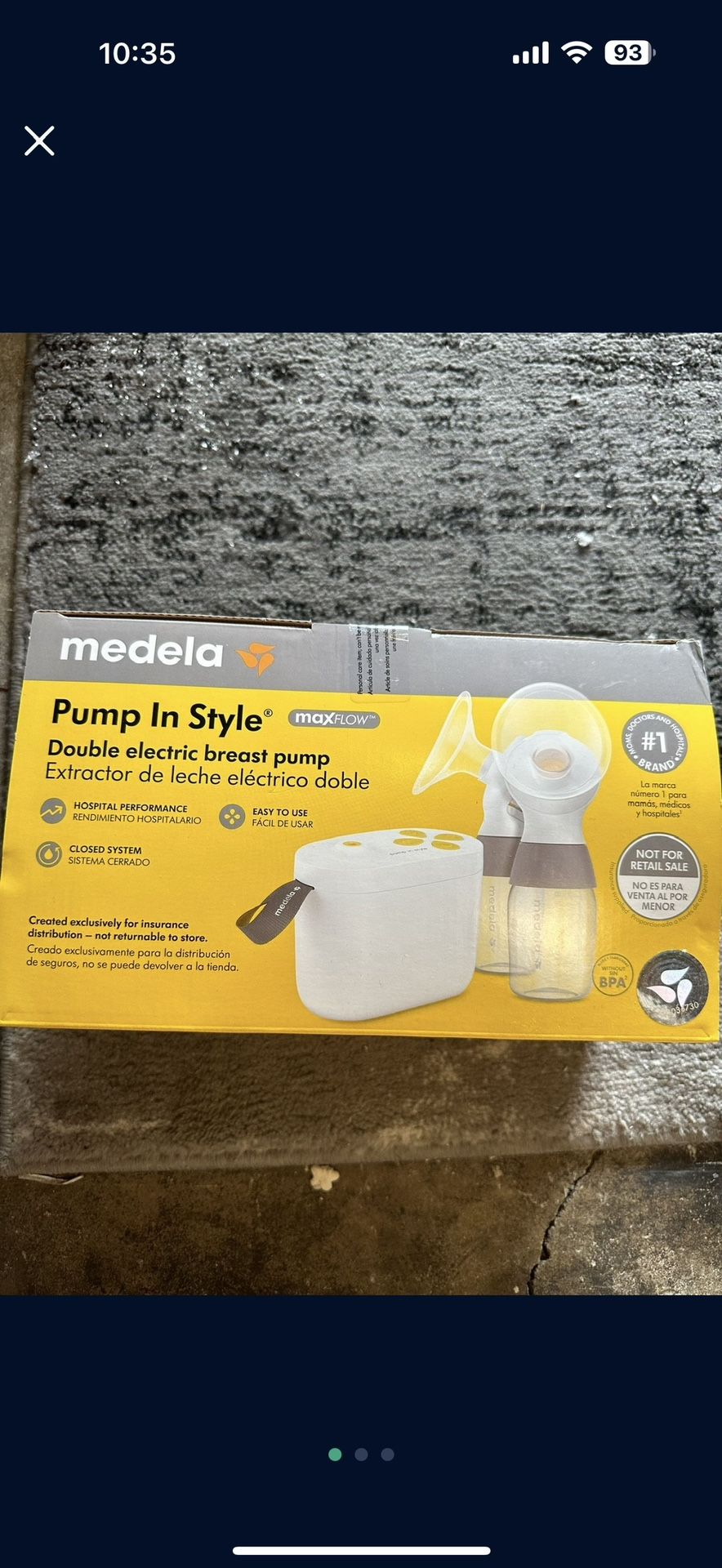 New Medela Pump