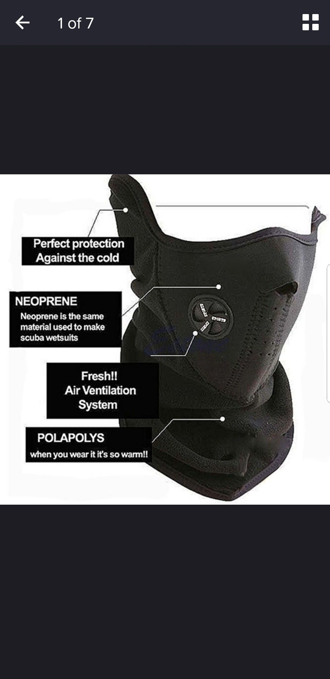 Winter Ninja Mask