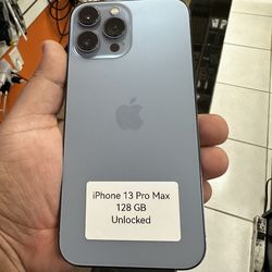 iPhone 13 Pro Max 128GB Unlocked Cash or $50 Down