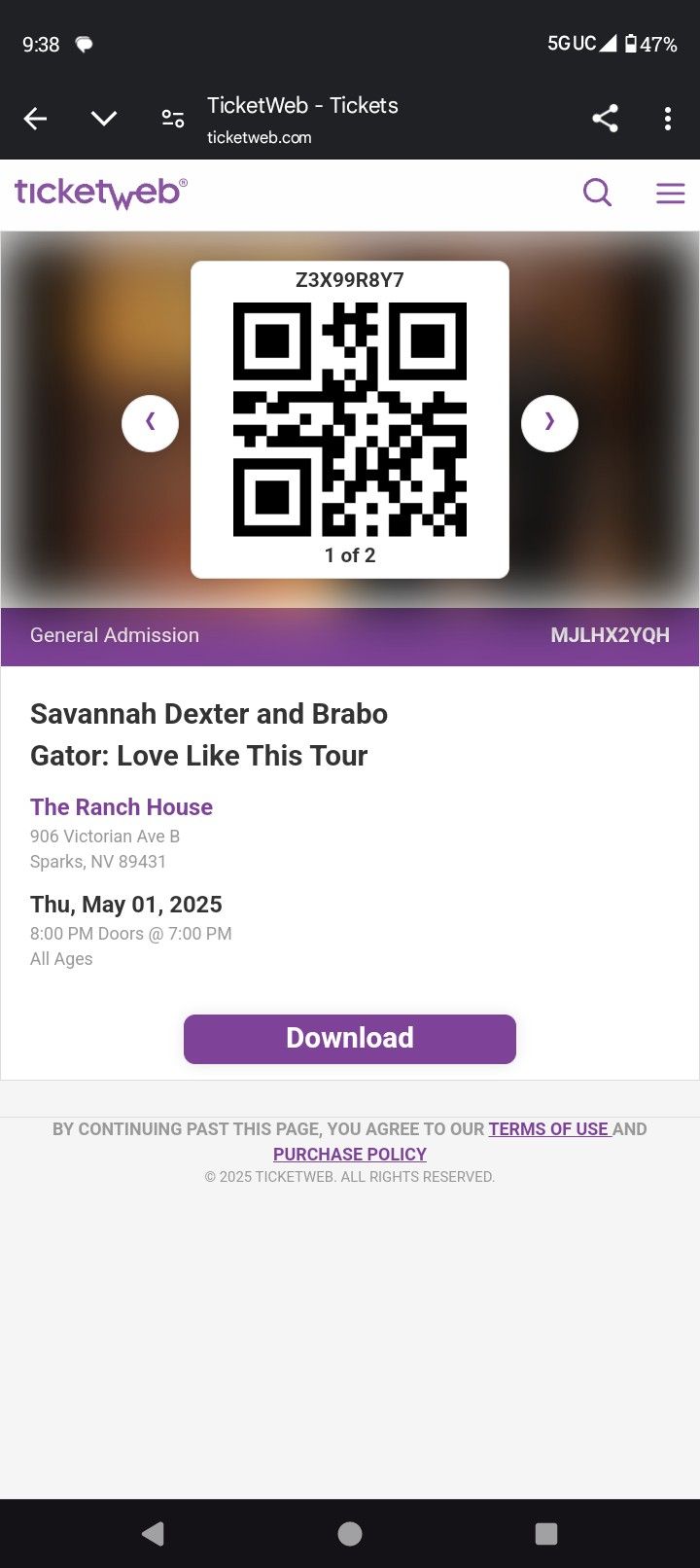 Concert Tickets