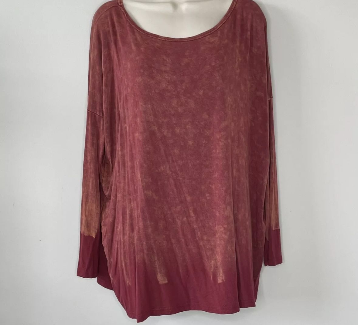 PIKO 1988 Top Women's Medium Dolman Sleeve Blouse Shirt Tunic Bamboo