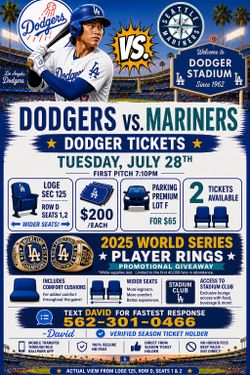 Dodger s v Mariners Loge