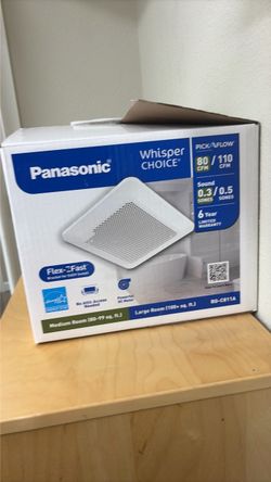 Bathroom exhaust fan Panasonic whisper choice