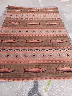 Salmon Fish Rug