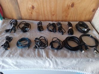 Assorted cables