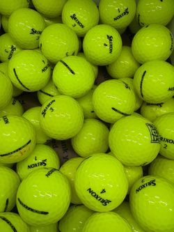 Srixon yellow Softfeel golf balls $10 for 15 balls